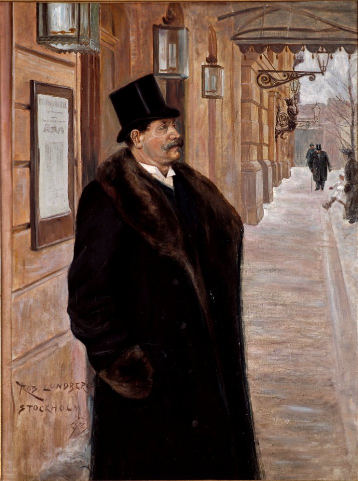 Gustav Fredrikson, 1832-1921 (Robert Lundberg) - Nationalmuseum - 39051