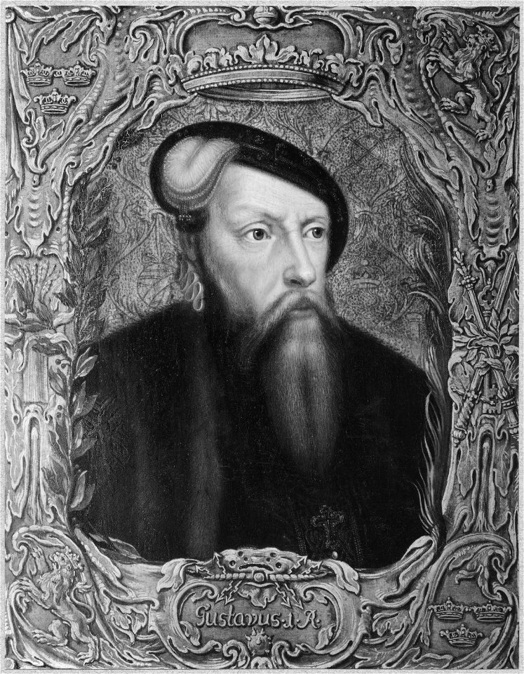 Gustav I, ca 1496 eller 1497-1560, kung av Sverige (Ulrica Fredrica Pasch) - Nationalmuseum - 16227