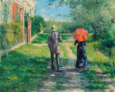 Gustave Caillebotte, 1881 - Chemin montant