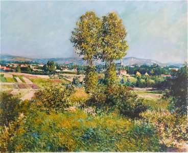 Gustave Caillebotte Paysage à Argenteuil (B 401)