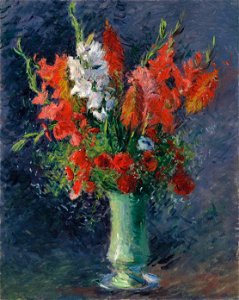 Gustave caillebotte vase de glaieuls)