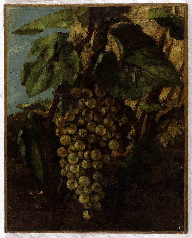 Gustave Courbet - Grappe de raisins - PPP574 - Musée des Beaux-Arts de la ville de Paris