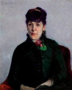 Gustave Caillebotte - La femme à la rose