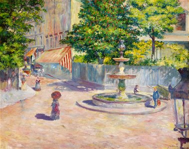 Gustave Caillebotte - La Place Saint-Georges