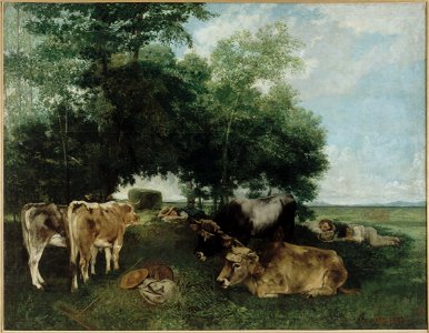 Gustave Courbet - La sieste pendant la saison des foins - PPP35 - Musée des Beaux-Arts de la ville de Paris