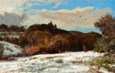 Gustave Courbet (1819-1877) - Winter at Ornans - 1977.724 - McLean Museum