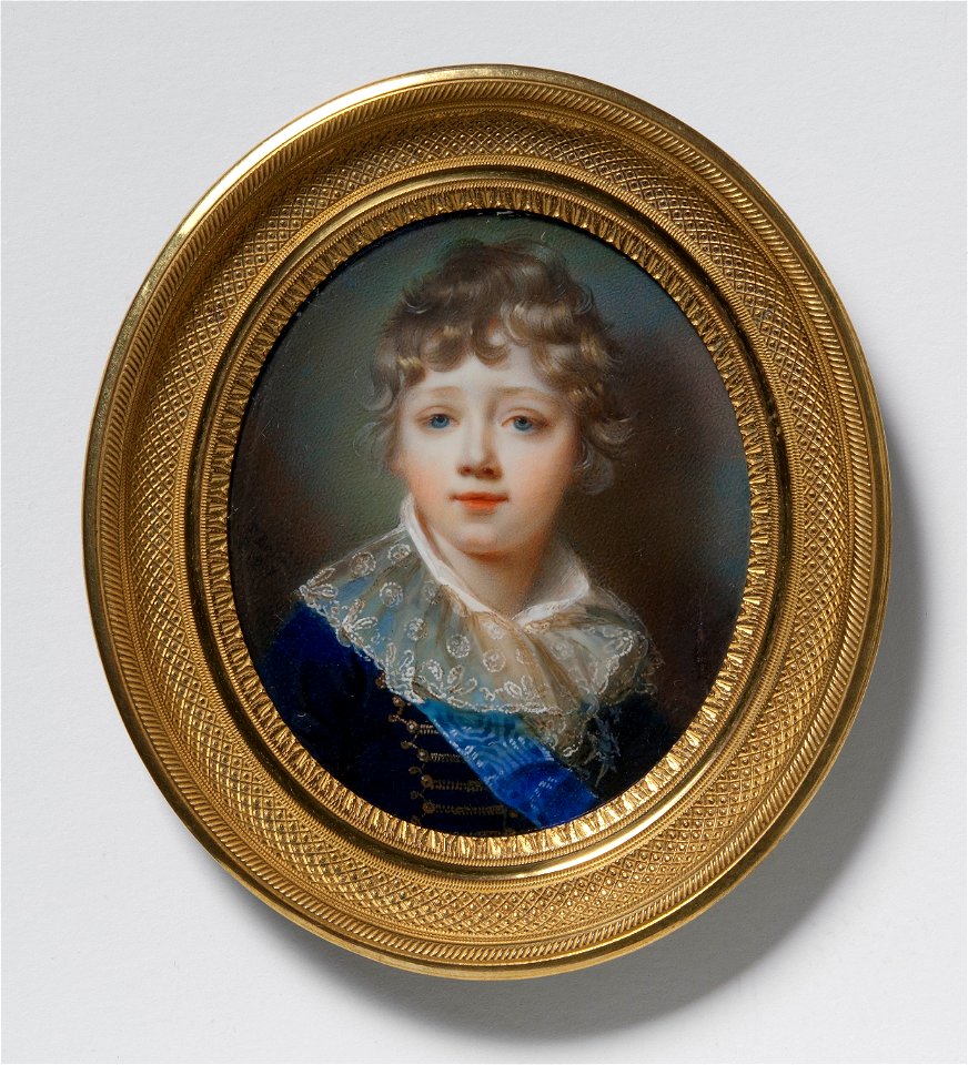Gustav, 1799-1877, prince of Sweden and Vasa (Giovanni Domenico Bossi) - Nationalmuseum - 25574