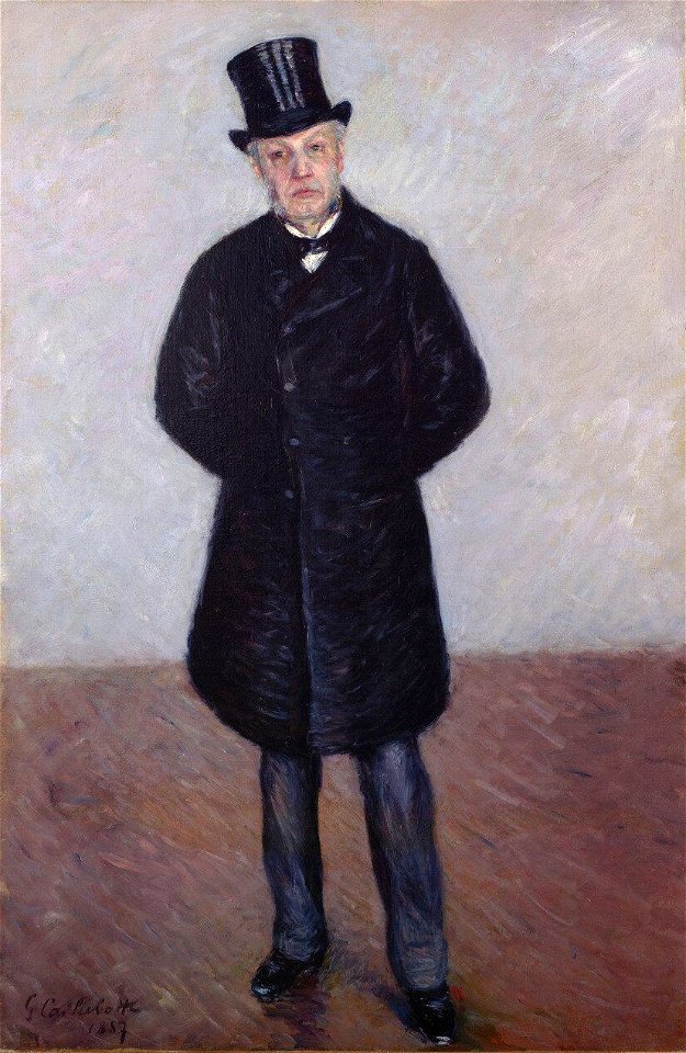 Gustave Caillebotte - Portrait de Jean Daurelle en pied