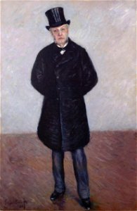 Gustave Caillebotte - Portrait de Jean Daurelle en pied