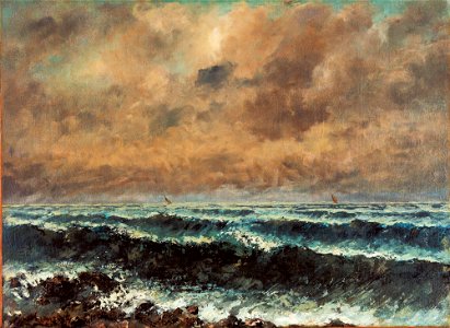 Gustave Courbet - Autumn Sea - Google Art Project. Free illustration for personal and commercial use.