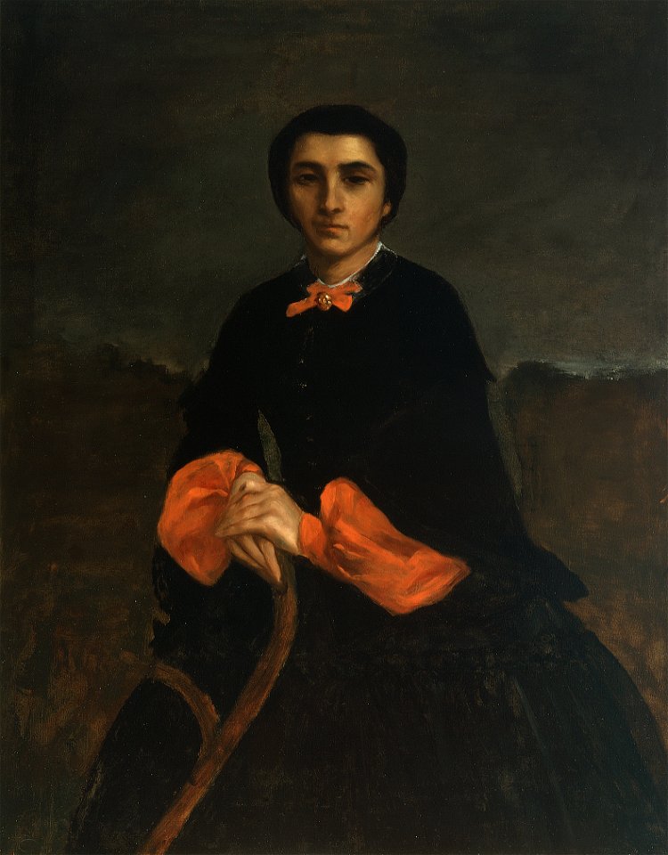 Gustave Courbet - Portrait of a Woman, Juliette Courbet - 271-1972 - Saint Louis Art Museum