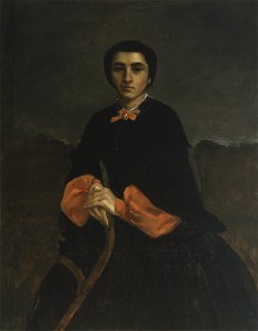 Gustave Courbet - Portrait of a Woman, Juliette Courbet - 271-1972 - Saint Louis Art Museum