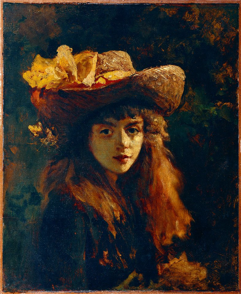Gustave Courbet - Bildnis eines Mädchens - 872 - Österreichische Galerie Belvedere