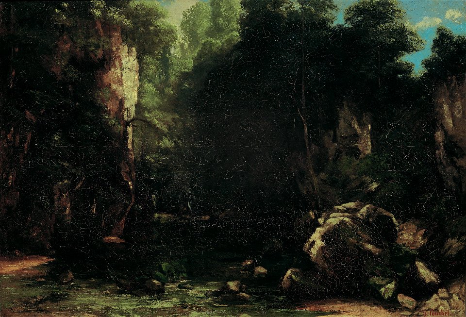 Gustave Courbet - Der schattige Bach - 944 - Österreichische Galerie Belvedere