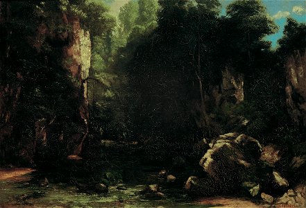 Gustave Courbet - Der schattige Bach - 944 - Österreichische Galerie Belvedere