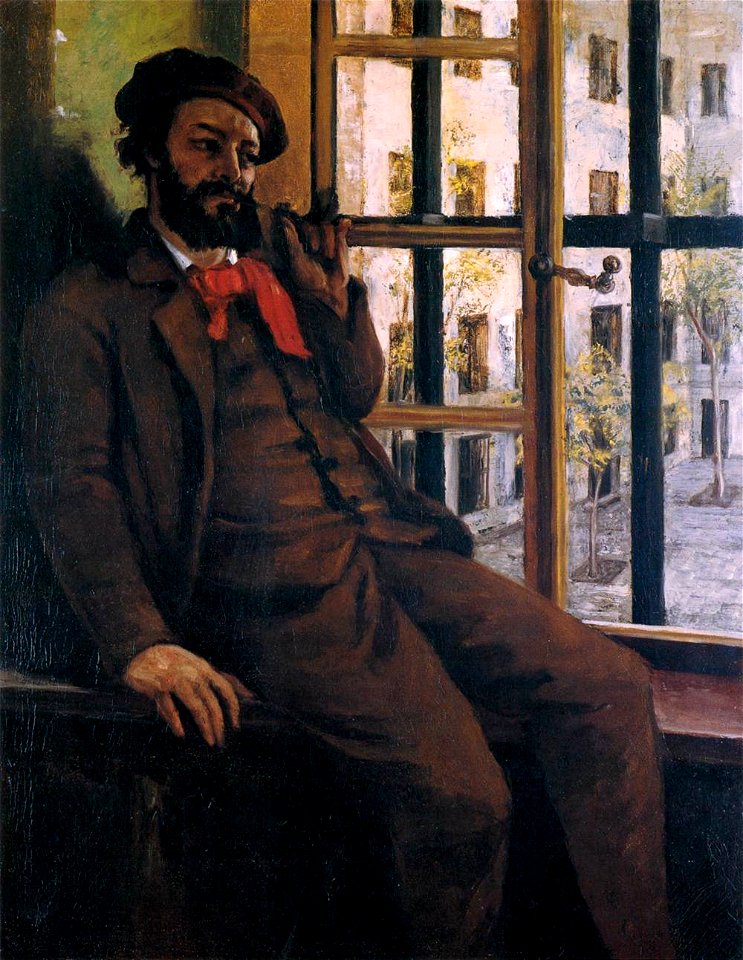 Gustave Courbet - Self-Portrait at Sainte-Pélagie - WGA05498