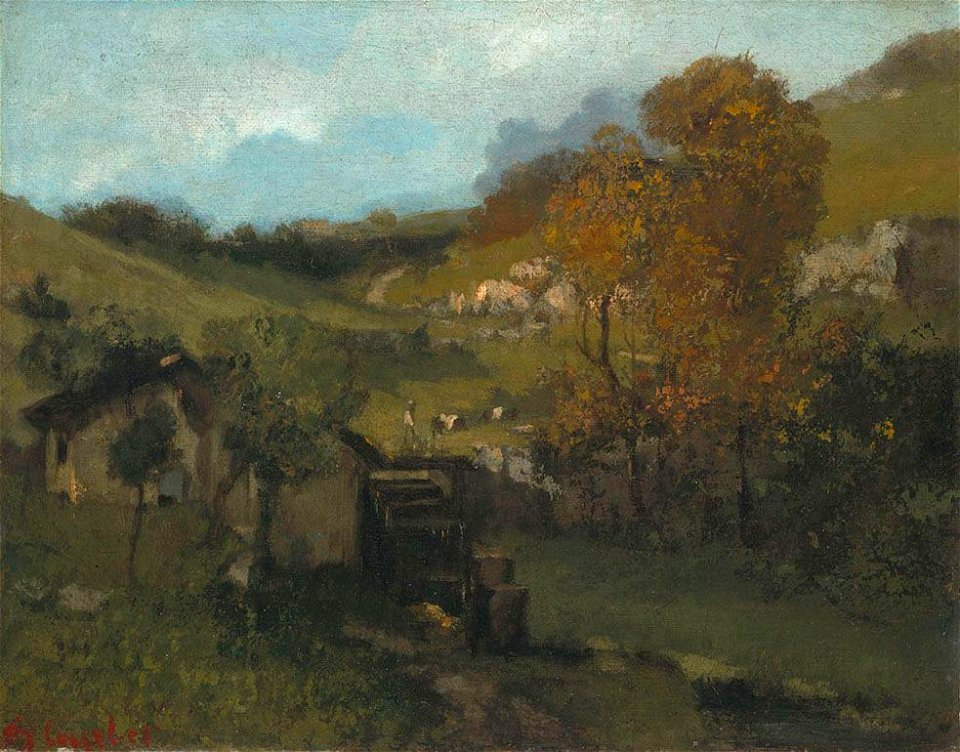 Gustave Courbet - Sommerlandschaft - 8403 - Bavarian State Painting Collections