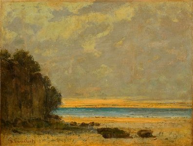 Gustave Courbet - Strandgezicht (Petite Marine) - 0398 - Rijksmuseum Twenthe