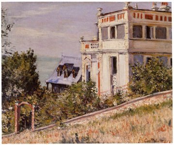 Gustave Caillebotte - Villas au bord de la mer en Normandie (B 164)