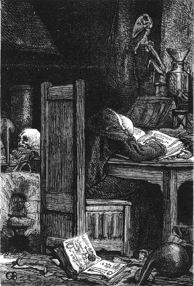 Gustave Brion - L'archidiacre Claude Frollo