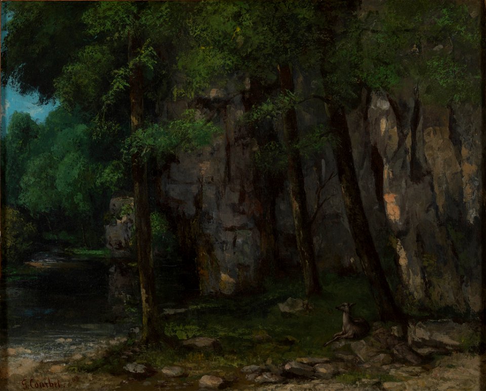 Gustave Courbet - Jura Landscape - 43.571 - Rhode Island School of Design Museum