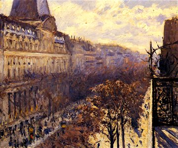 Gustave Caillebotte Boulevard des Italiens