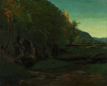 Gustave Courbet - Landscape from Jura - NG.M.01165 - National Museum of Art, Architecture and Design