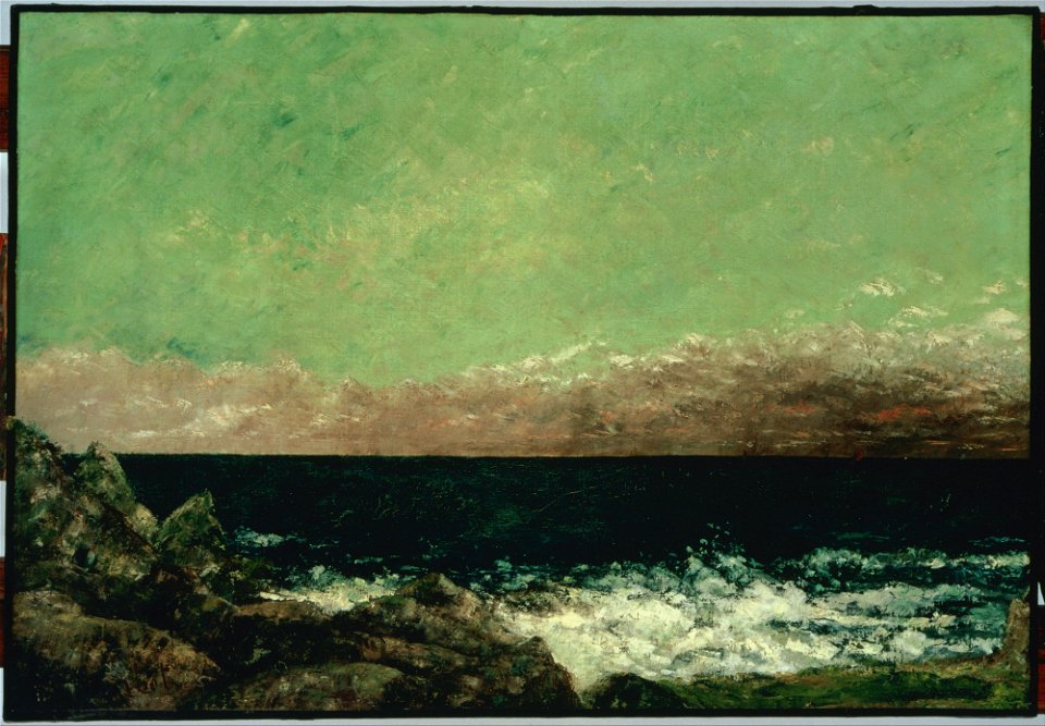 Gustave Courbet - The Mediterranean - Google Art Project. Free illustration for personal and commercial use.