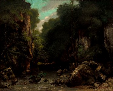 Gustave Courbet - The Valley of Les Puits-Noir - 1956.762 - Art Institute of Chicago