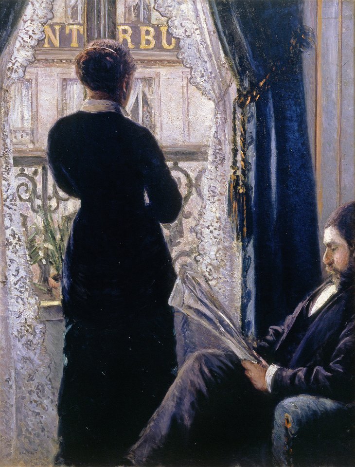 Gustave Caillebotte – Intérieur, femme à la fenêtre