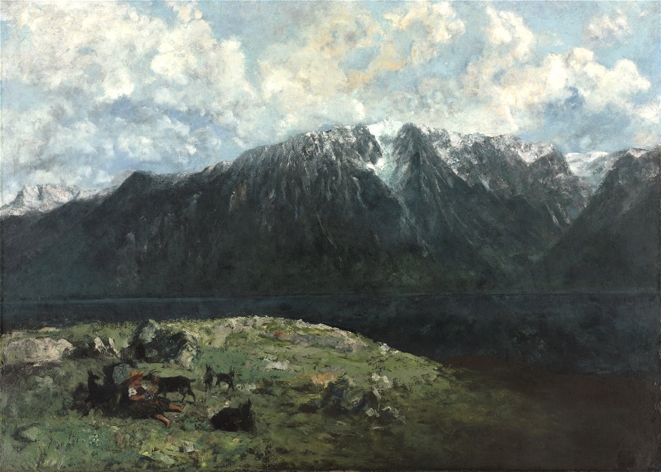 Gustave Courbet - Panoramic View of the Alps, Les Dents du Midi - 1964.420 - Cleveland Museum of Art