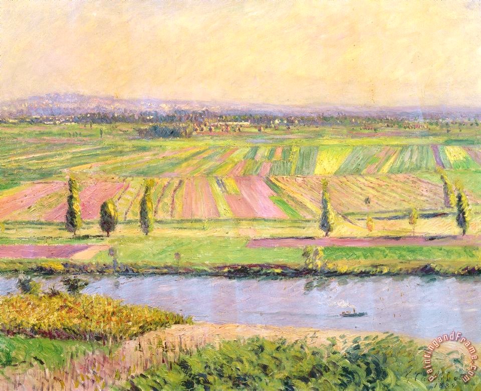 Gustave Caillebotte, 1888, La plaine de Gennevilliers vue des coteaux d'Argenteuil