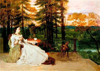 Gustave Courbet - Woman of Frankfurt - WGA5469