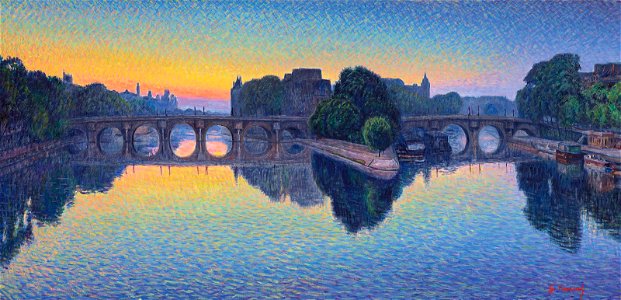 Gustave camille gaston cariot pont neuf laurore 122559)