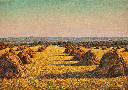 Gustave cariot paysage de moisson 062222)