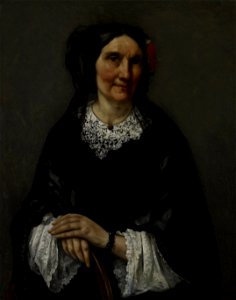 Gustave Courbet - Portrait of Anika Psalmon, Mrs. Robin - 40.2 - Minneapolis Institute of Arts