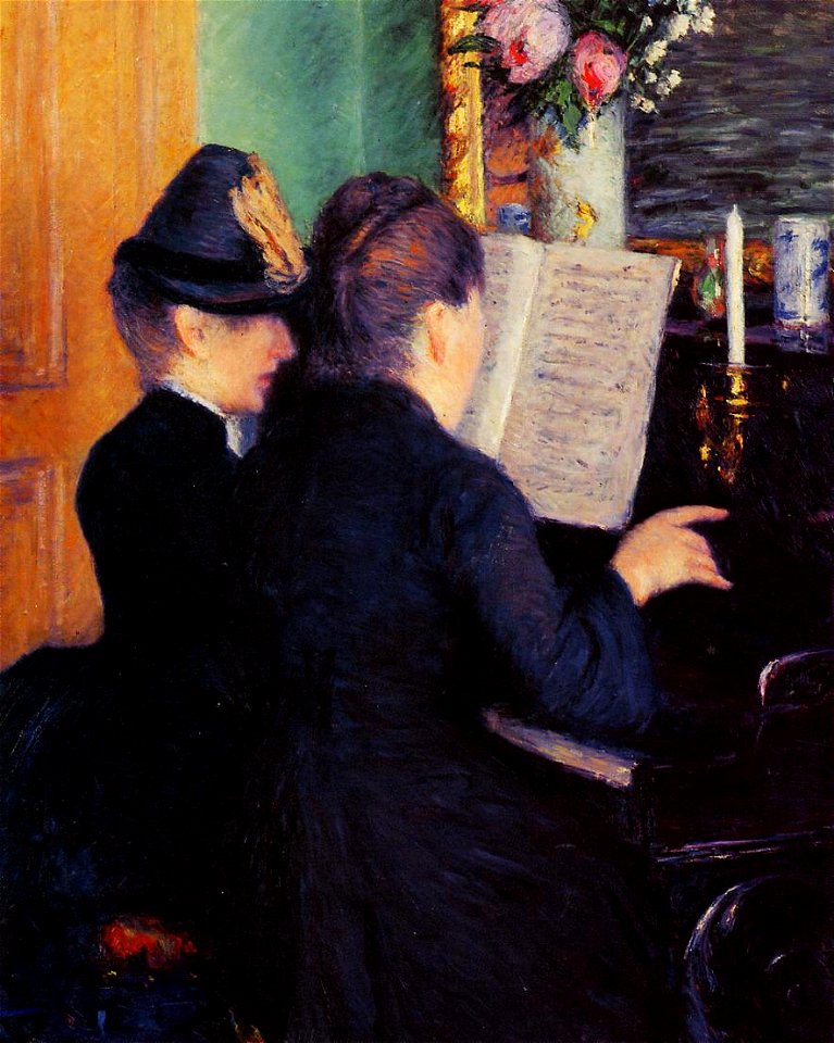 Gustave Caillebotte - La leçon de piano