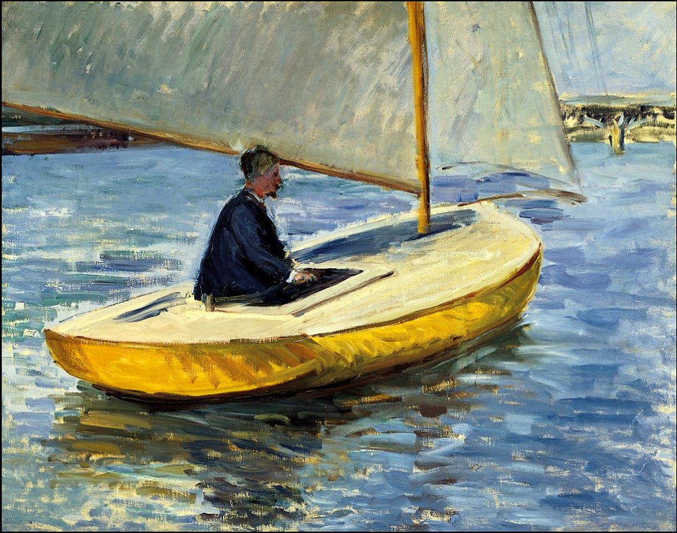 Gustave Caillebotte - Le bateau jaune