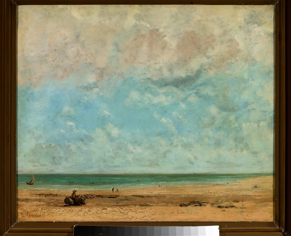 Gustave Courbet - Seaside landscape - M.Ob.1202 MNW - National Museum in Warsaw