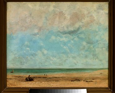 Gustave Courbet - Seaside landscape - M.Ob.1202 MNW - National Museum in Warsaw