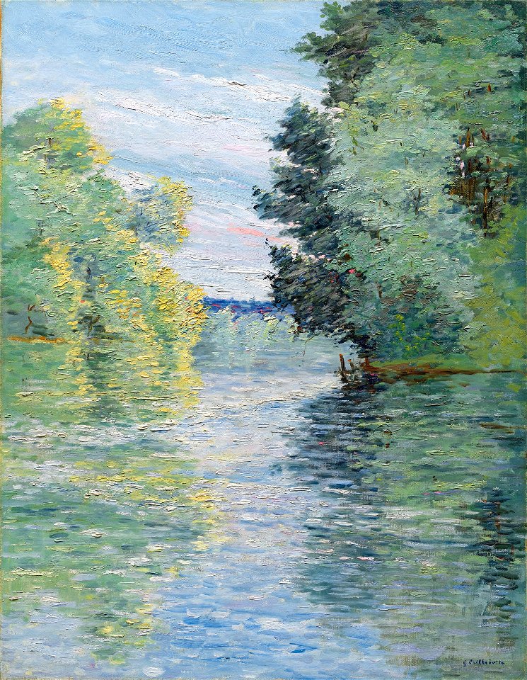 Gustave Caillebotte - Le Petit bras de la Seine à Argenteuil (B 1994 - 356)