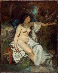Gustave Courbet - Bather Sleeping by a Brook - 27.202 - Detroit Institute of Arts