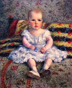 Gustave Caillebotte - Portrait de Maurice Hugot, enfant (CR 321)