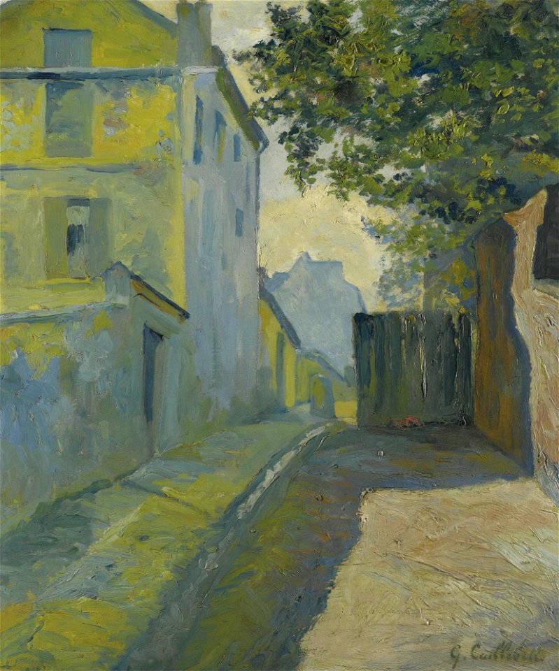 Gustave Caillebotte - Rue du Mont-Cenis, Montmartre