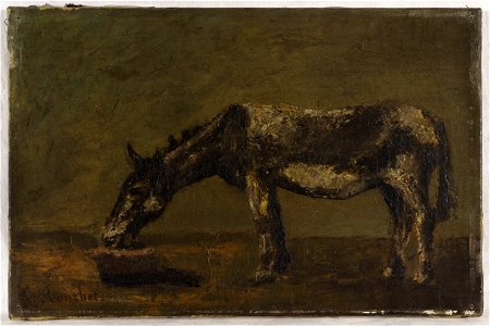 Gustave Courbet - L'âne - PPP575 - Musée des Beaux-Arts de la ville de Paris