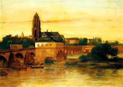 Gustave Courbet - View of Frankfurt am Main - WGA5510