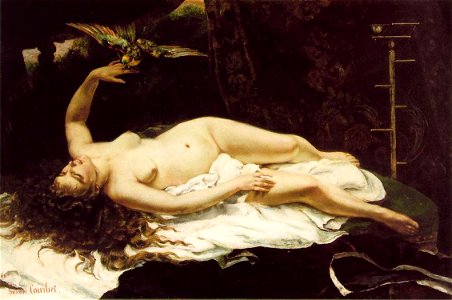 Gustave Courbet - Woman with a Parrot - WGA5504