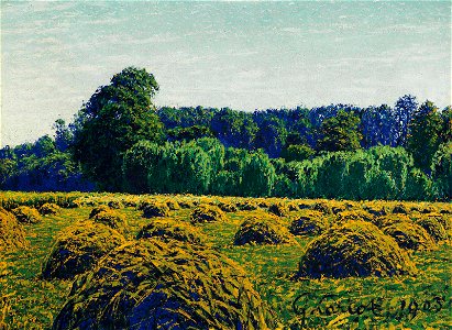 Gustave cariot meules de foin 105813)