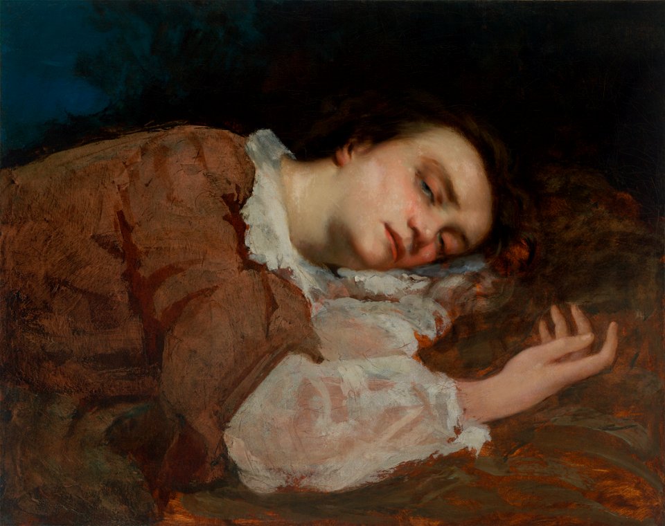 Gustave Courbet - Study for Les Demoiselles des bords de la Seine (Été) (Girls on the banks of the Seine (Summer)) - Google Art Project