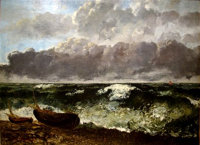 Gustave Courbet-Boats